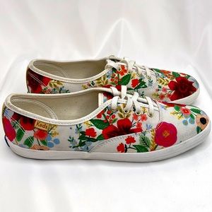Keds Wild Rose Rifle Paper Co sneakers size 7.5